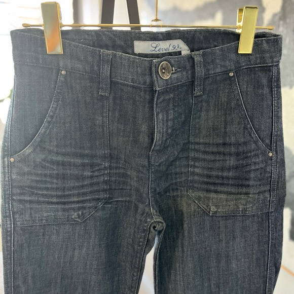 Dark wash flared Anthropologie | Level 99 jeans in size 26 - Picture 2 of 5